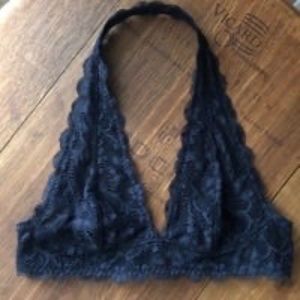 NWOT Free People Lace Halter Bralette Size Medium
